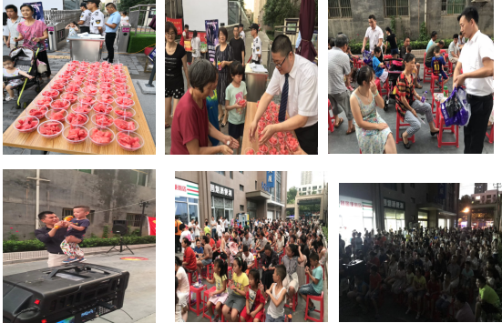 炎炎夏日夜，業(yè)主愜意情